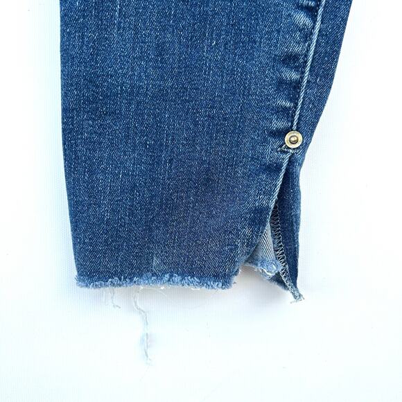 Frame Le High Skinny Ankle Jeans Medium Wash Bradfield Blue Size 29 - Picture 8 of 11